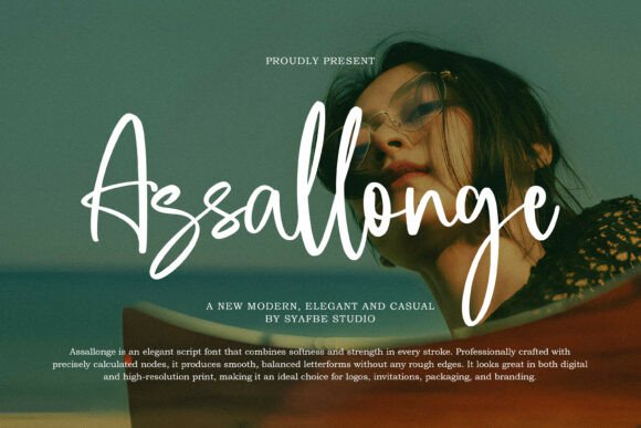 Assallonge: A Font That Elevates Branding with Elegance and Flow