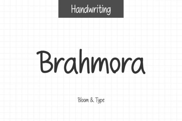 Brahmora: A Gentle Script Font for Editorial Elegance