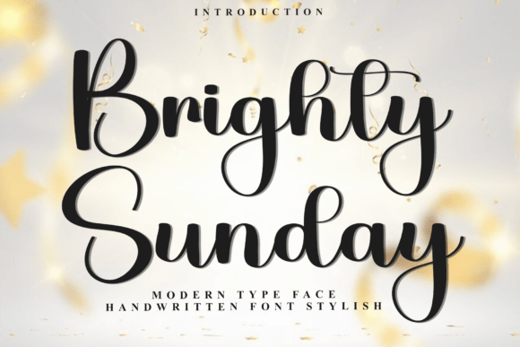Brighty Sunday: A Script Font for Impactful Digital Design