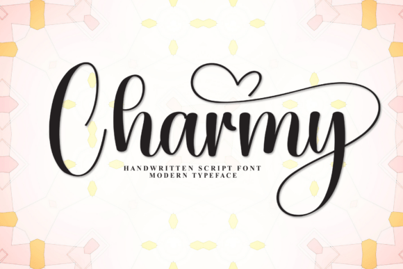 Charmy: A Script Font for Crafters and Product Creators