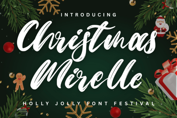 Christmas Mirelle: A Festive Script Font for Holiday Marketing