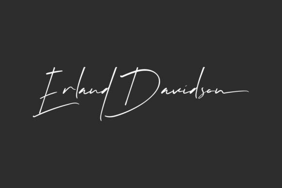 Erland Davidson: A Script Font for Impactful Branding