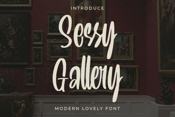 Font Choice That Speaks Volumes: Sessy Gallery in Action