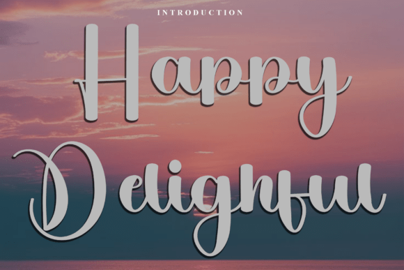 Happy Delighful: The Festive Font That Elevates Your Brand