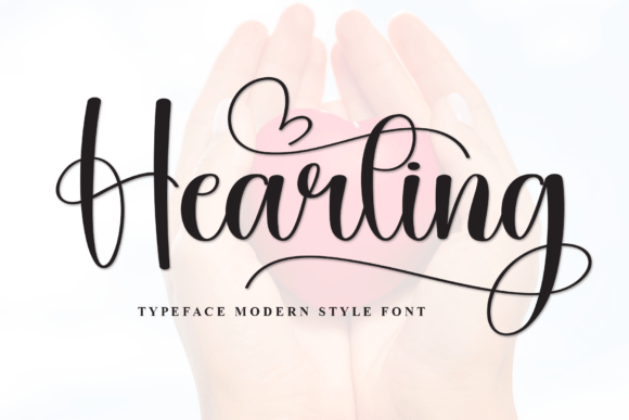 Hearting: A Script Font for Elegant Editorial Design