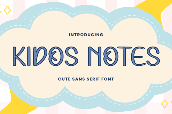 Kidos Notes: A Font That Adds Magic to Every Craft Project