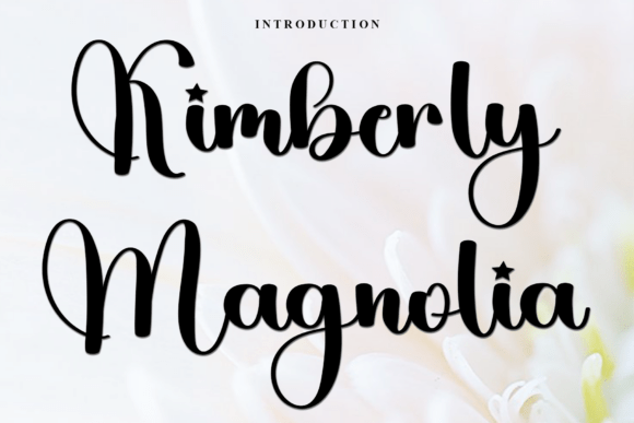 Kimberly Magnolia: A Script Font for Digital Design