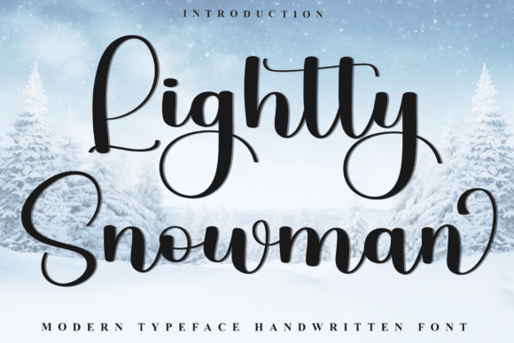 Lightly Snowman: A Font That Breathes Life Into Your Creations