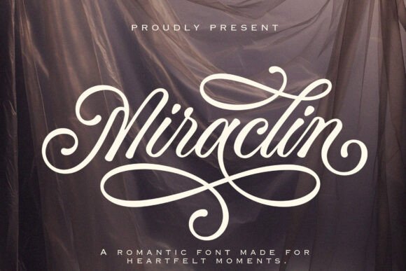 Miraclin: A Script Font That Breathes Romance Into Every Project