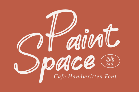 Paint Space: A Handwritten Font for Creative Crafters
