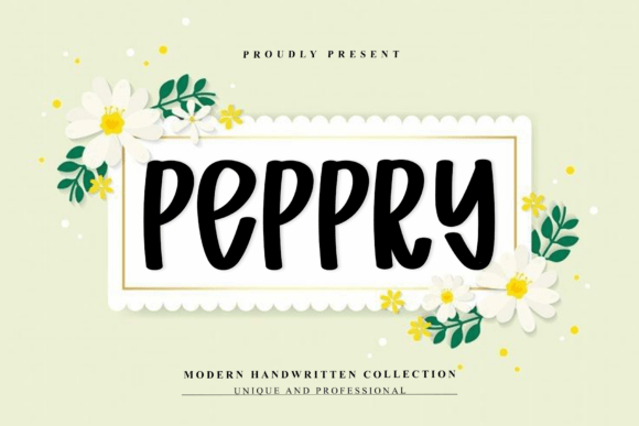 Peppry: A Warm Handwritten Font for Branding and Creativity