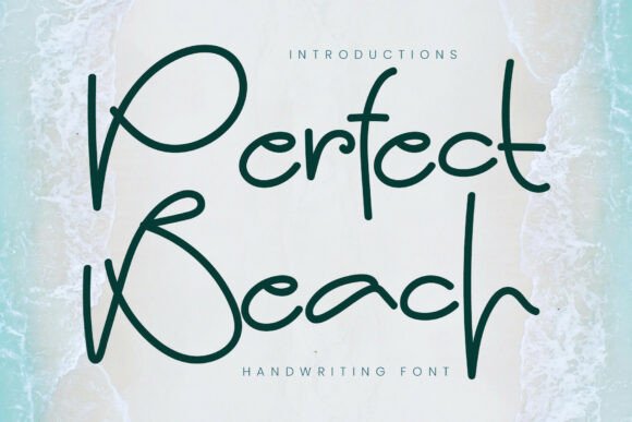 Perfect Beach: A Script Font That Elevates Digital Branding