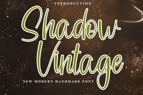 Shadow Vintage: A Festive Font for Handmade Crafters
