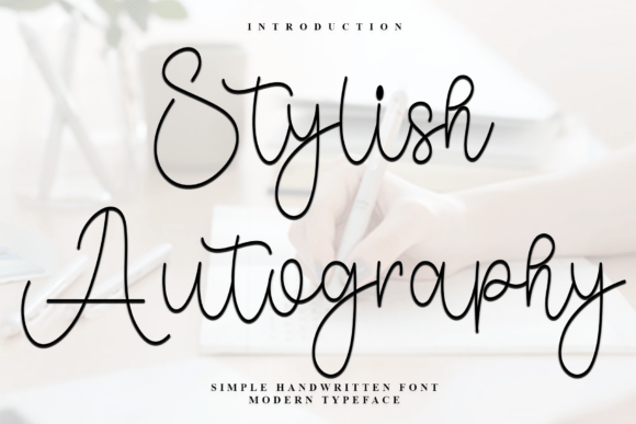 Stylish Autography: A Script Font for Web Design