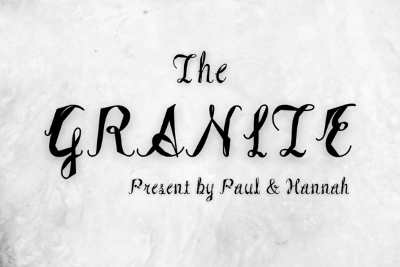 The Granite: A Font for Elegant Expression