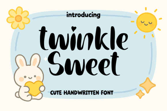 Twinkle Sweet: A Font for Crafting with Charm