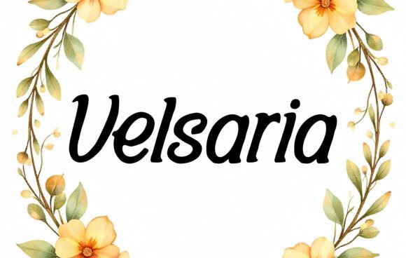 Velsaria: A Script Font for Editorial Elegance