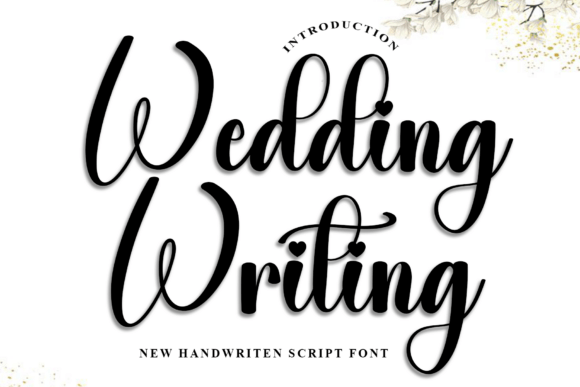 Wedding Writing: A Font That Brings Holiday Magic to Your Editorial Design